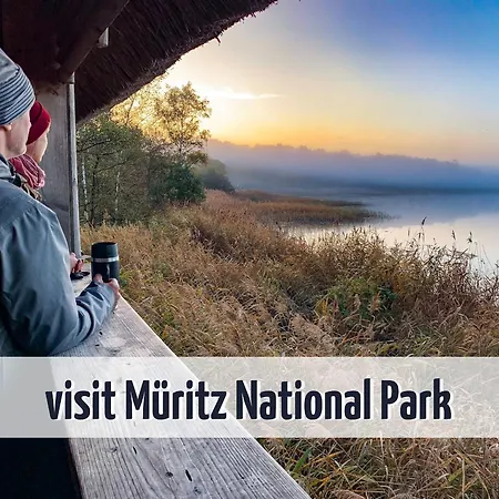 Feriehus Wiesengefluester E7 Mit Sauna, Kamin, Garten Und Mueritznaehe *